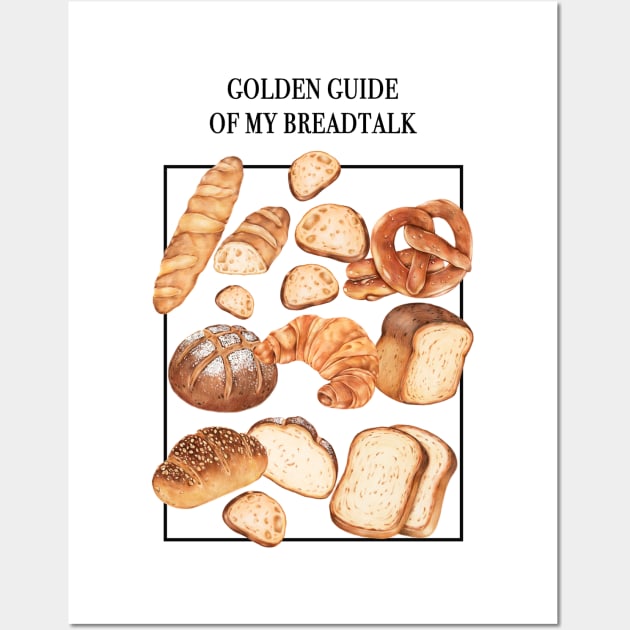 Type of Bread Wall Art by thecolddots